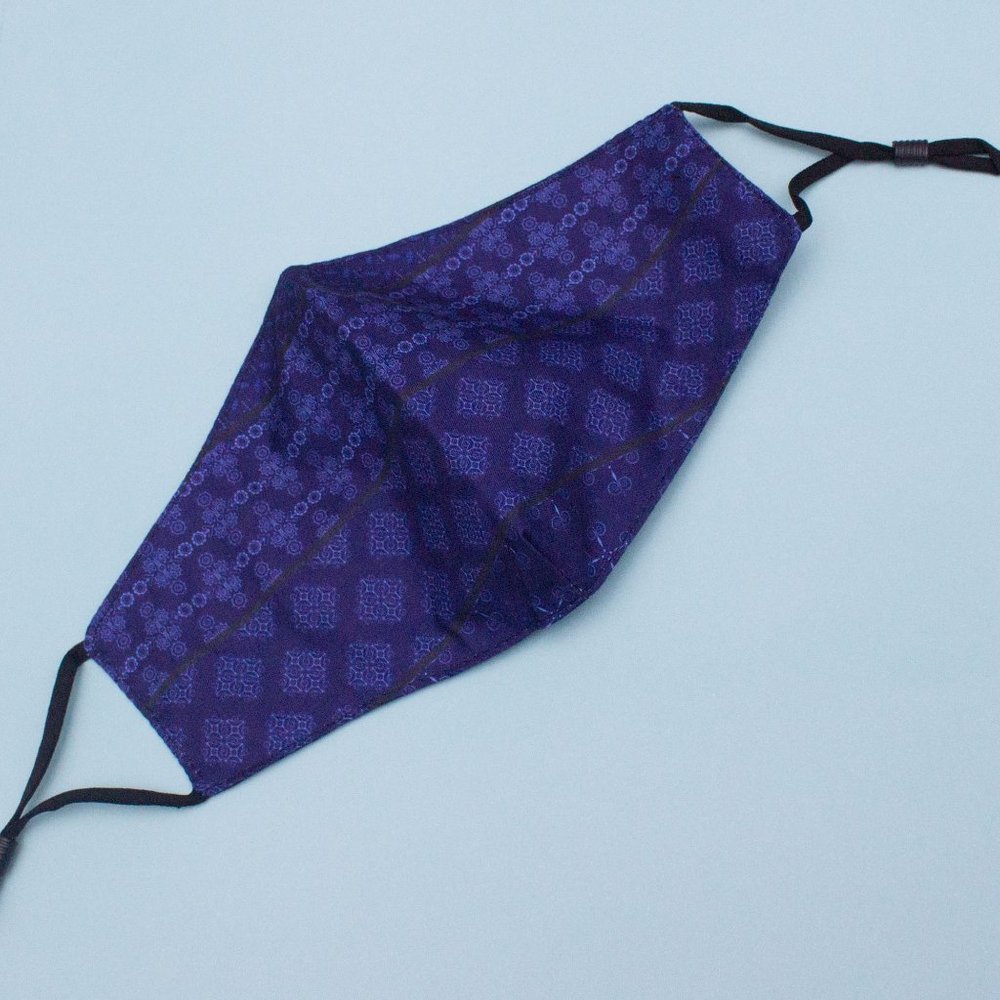Men's (Unisex) Blue Pattern Face Mask